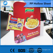 in&out door inkjet&printing 4mm 720gsm blue color PP Hollow sheet